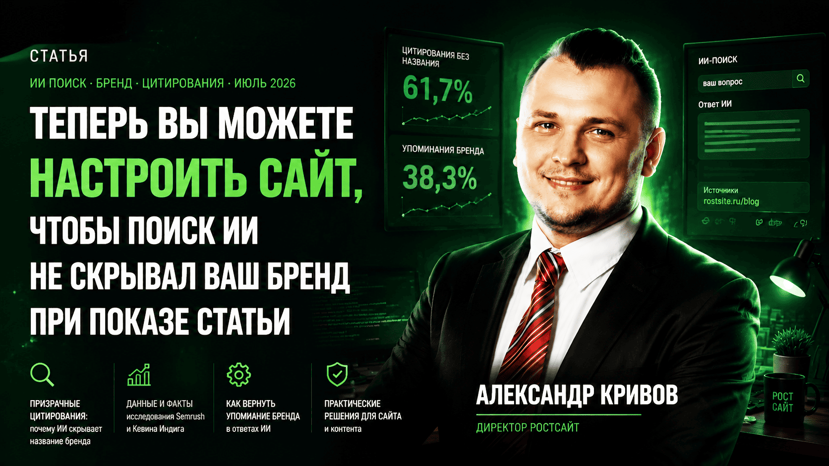 Теперь вы можете настроить сайт, чтобы поиск ИИ не скрывал ваш бренд